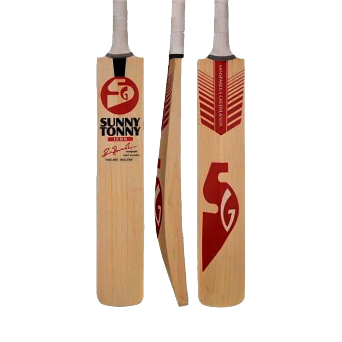 SG Sunny Tonny Icon English Willow Cricket Bat (F) SportsKingdom Stores