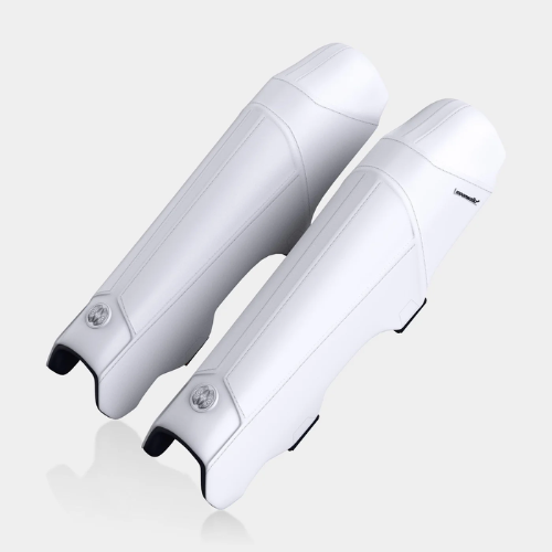 Moonwalkr Cricket White Leg Guards 2.0