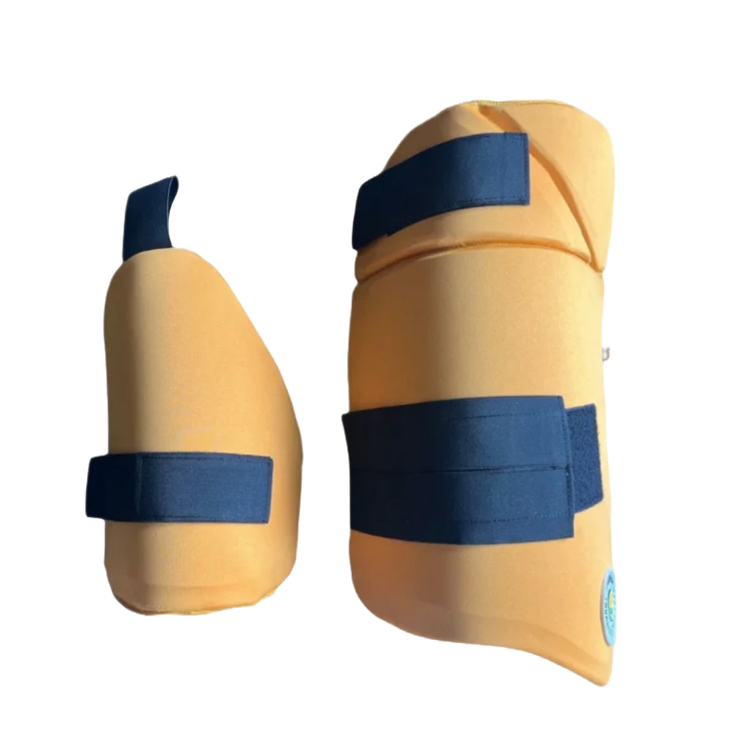 SKTB Torpedo Double Thigh Pad, double thigh pad cricket, inner and outer thigh guard, cricket thigh guard, dual protection thigh pad, SKTB thigh guard, EVA foam thigh pad, lightweight cricket thigh pad, cricket gear for batters, cricket protective gear, right and left-handed thigh pad, professional cricket thigh guard, breathable cricket thigh pad, adjustable cricket thigh guard, best thigh guard for cricket