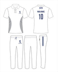 Sahara Academy Cricket Whites Jersey & Pants w Cap