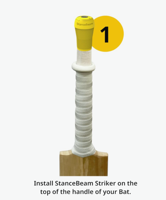 StanceBeam Striker  - Smart Cricket Bat Sensor & Analytics