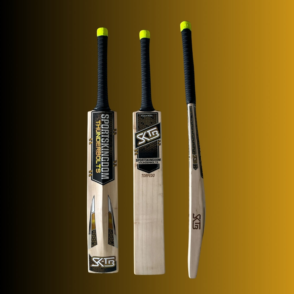 SKTBTorpedo English Willow Cricket Bat - Crafted with precision from the finest English willow, this cricket bat promises unmatched power, control, and durability. Perfect your shots and dominate the game with confidence. Elevate your cricketing experience today! #cricket
