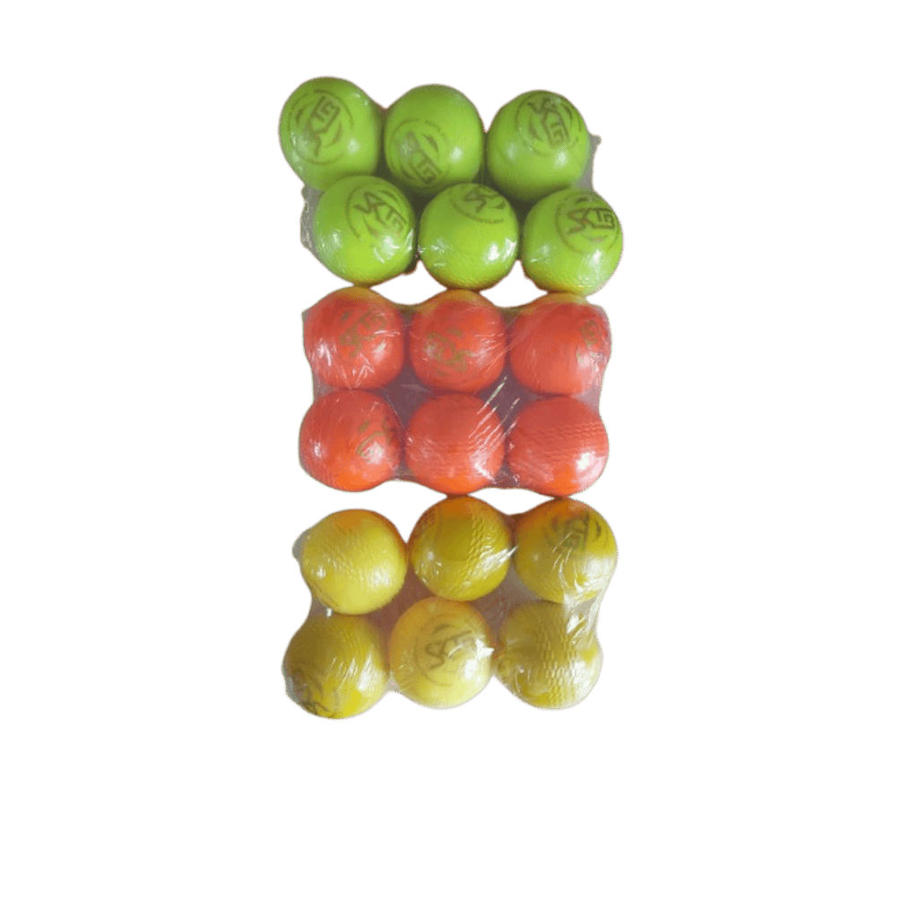 Synthetic cricket practice ball,Pack of 6 wind balls,PVC cricket training ball,Indoor outdoor cricket practice ball,Water‑resistant cricket wind balls