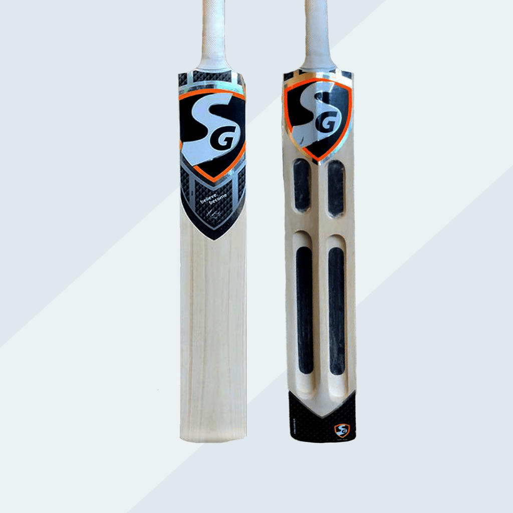 SG T-1000 Kashmir Willow Scoop Bat for Tennis Cricket Ball (Full) Cricket Bats SG 