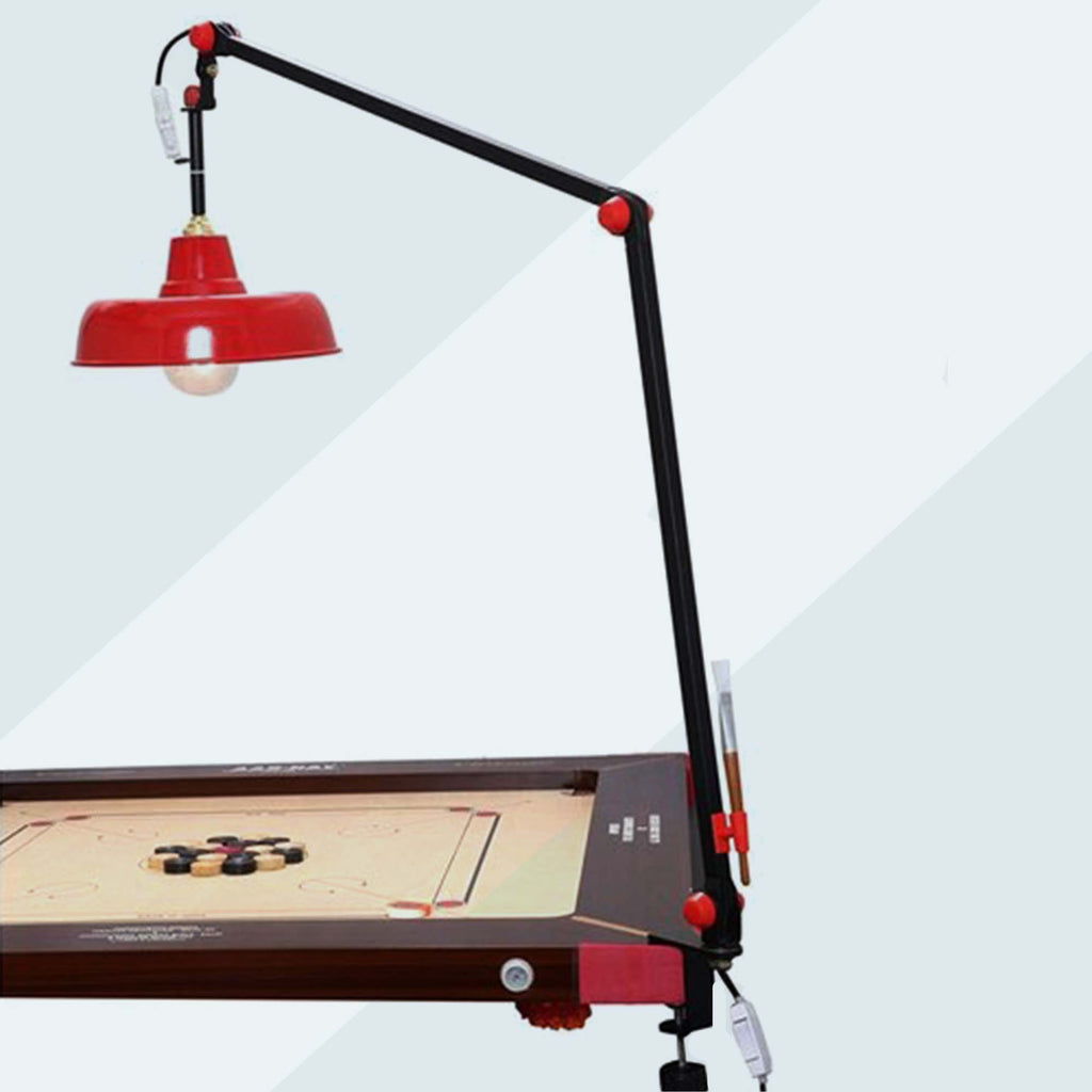 carrom & lamp complete set with stand carrom board sk