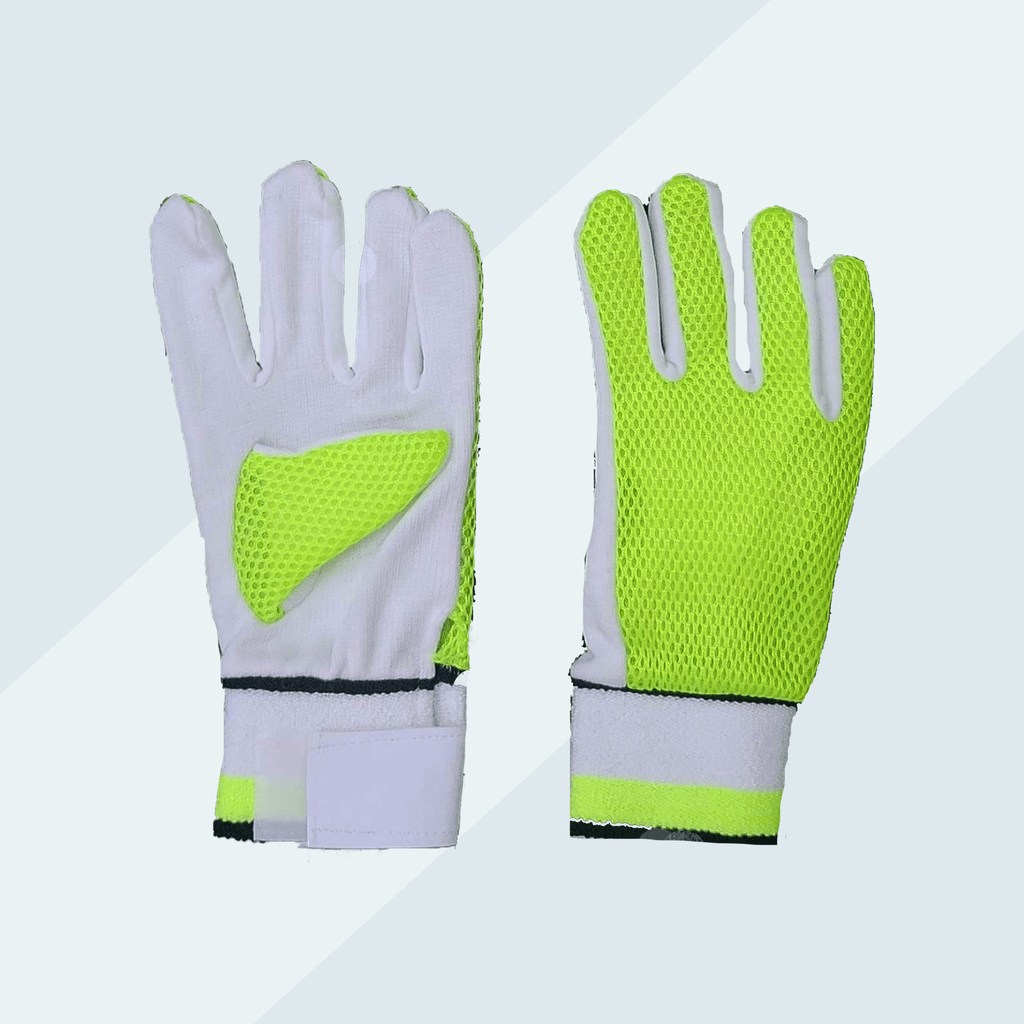 Velcro IG Cuff Cricket Inner Gloves (Green) Cricket Gloves SK 