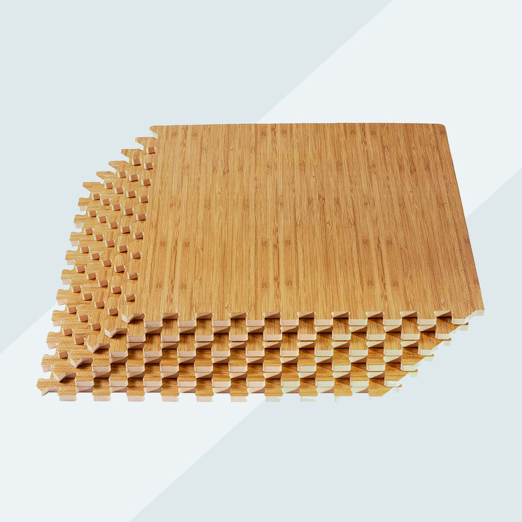Interlocking Wooden Mat - (Set Of 4 Tile) SK 
